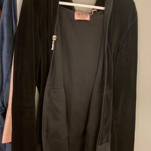 Black Juicy Couture zip up